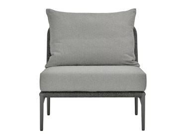 KNOT MODULE CENTER - Aluminium and olefin rope central module for sofas by JANUS et Cie - view 3
